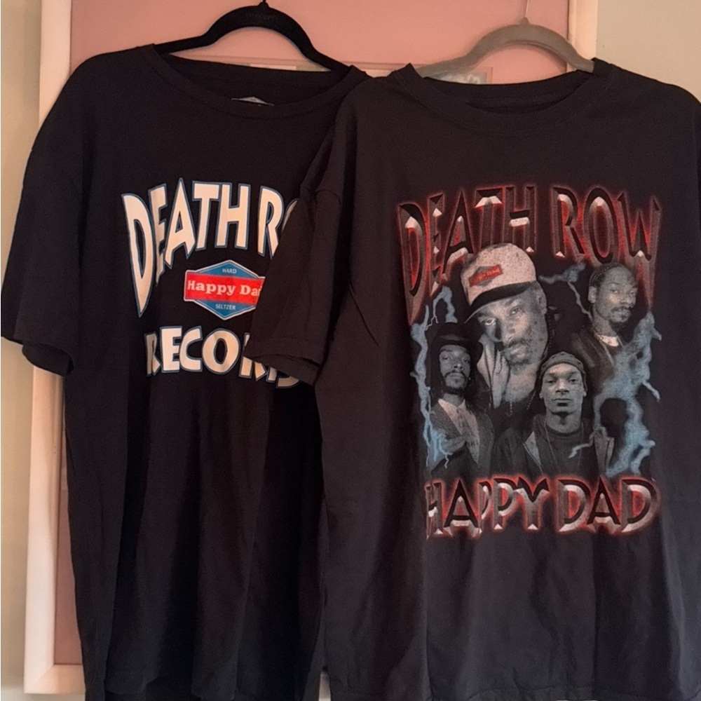 Death Row Happy Dad Black Men's T-Shirt - Picture 2 of 6